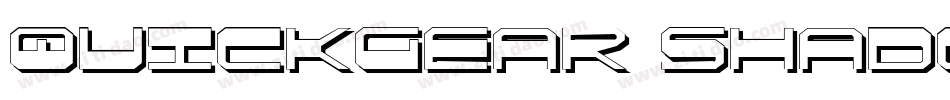 QuickGear Shadow字体转换
